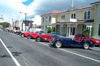 Our Morgans lined up on display in Napier